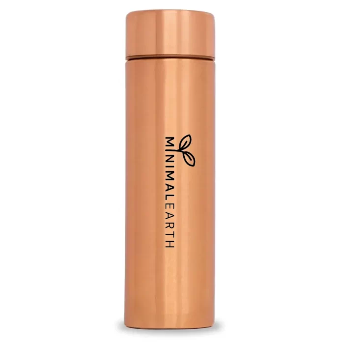 Minimal Earth Pencil Copper Water Bottle