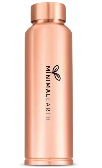 Minimal Earth Simple Copper Water Bottle